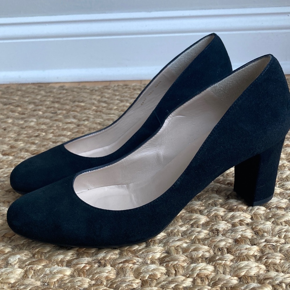 LK Bennett London Sersha Suede Pump. Black. Size 38.5 - Picture 5 of 13